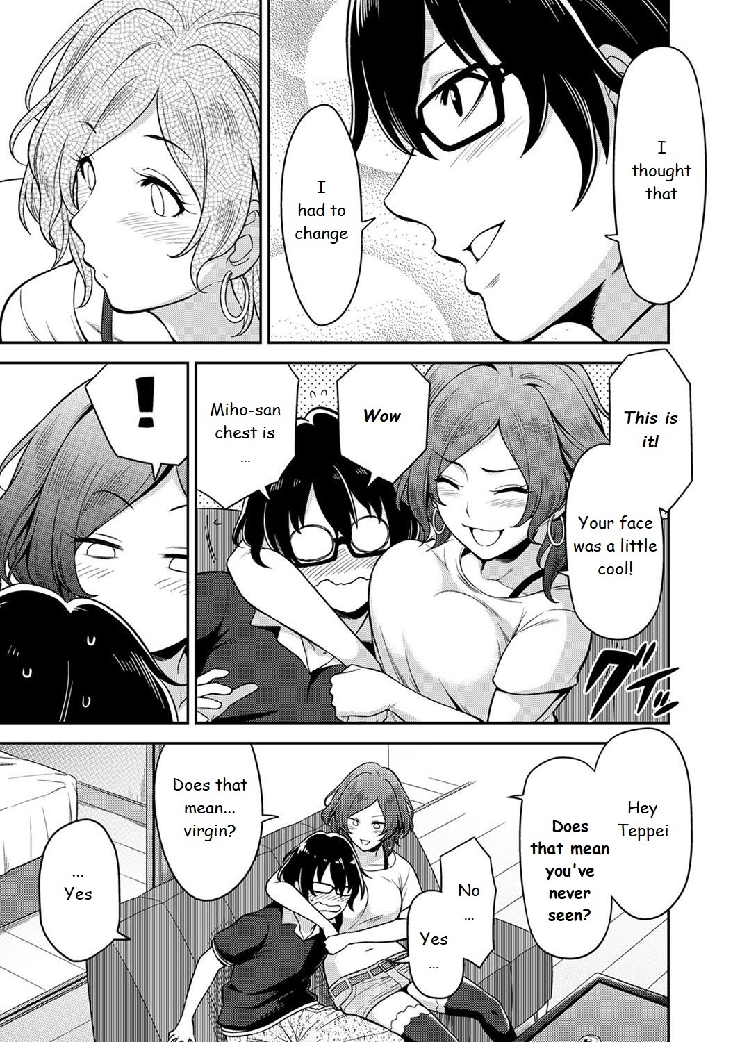 Hentai Manga Comic-Minpaku Batting!? Ch.1-Read-7